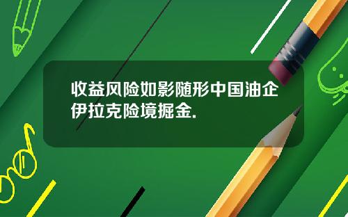 收益风险如影随形中国油企伊拉克险境掘金.