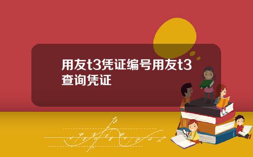 用友t3凭证编号用友t3查询凭证