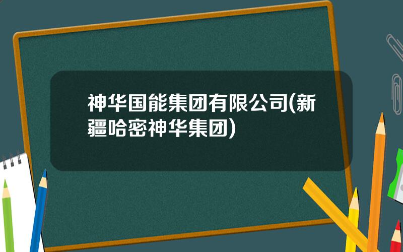 神华国能集团有限公司(新疆哈密神华集团)